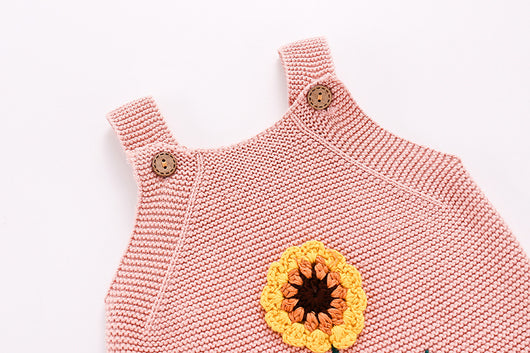 Body Tejido para Bebé Niña Girasol con Tirantes - Image 17