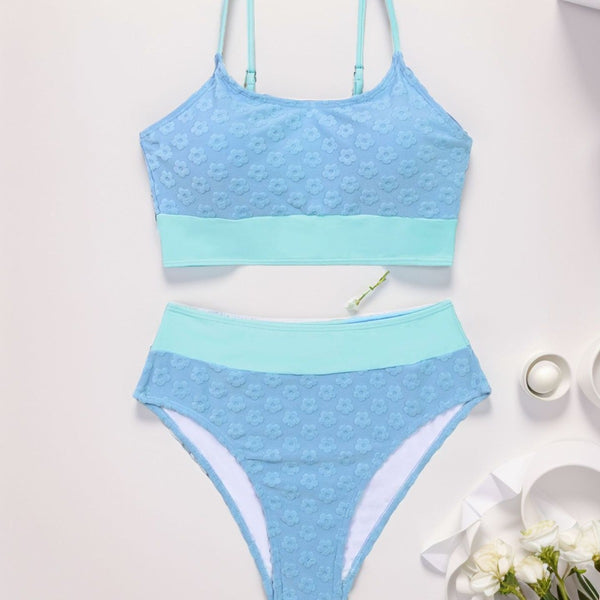 Bikini de Colores Coordinados para Mujer - Traje de Baño Moderno