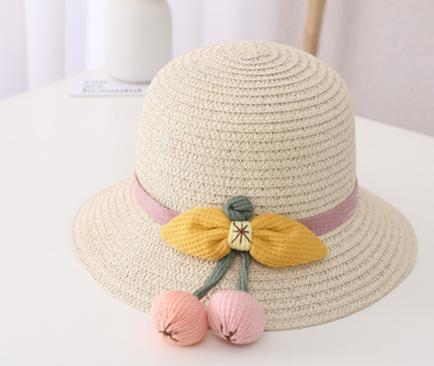 Sombrero de Paja Protección Solar para Niñas - Diseño Veraniego - Image 17