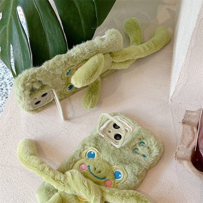 Funda de Celular Rana Peluda Extraíble con Diseño Cartoon - Image 15