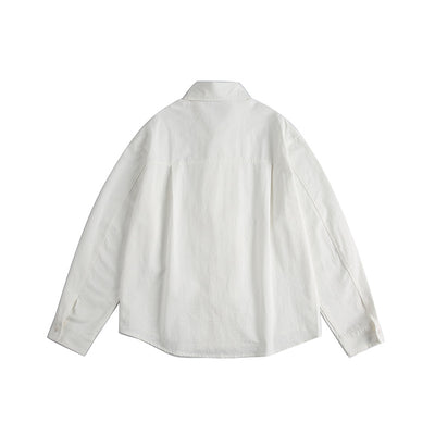 Camisa Unisex con Botones Nudos Chinos de Manga Larga - Image 2