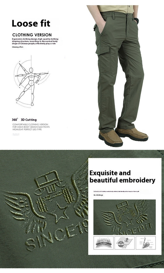 Pantalones Cargo Holgados Talla Grande - Image 10