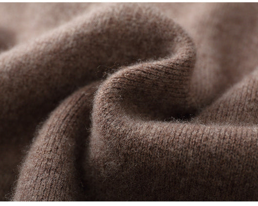 Suéter Polo Cuello Solapa Multicolor Tejido Cashmere Holgado - Image 18