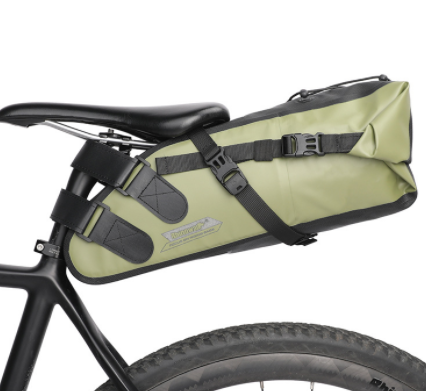 Bolsa Trasera Impermeable para Bicicleta 10L - Portaequipajes Resistente