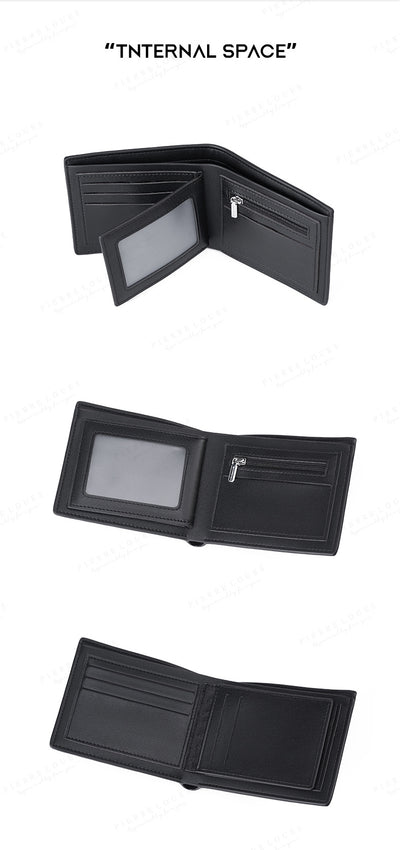 Billetera Delgada para Hombre con Múltiples Compartimentos y Diseño Rayado - Image 20
