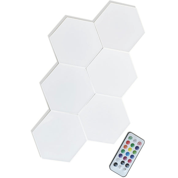 Helios Touch Modular Wall Lamp with Adjustable Honeycomb Panels