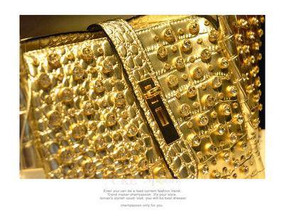 Bolso Bandolera para Dama con Cristales de Diamante - Image 14