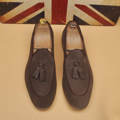 Mocasines Hombre Respirable Punta Afilada Estilo Británico Clásico - Image 23