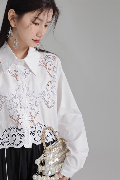 Blusa Calada de Crochet para Mujer - Colección Otoño - Image 15