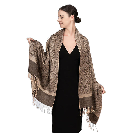 Elegante Chal Ligero de Lujo - Envolvente de Imitación Cashmere para Mujer - Image 25