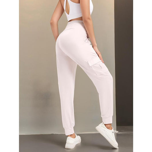 Pantalones Casuales para Mujer con Cintura Ancha Deportiva - Image 4