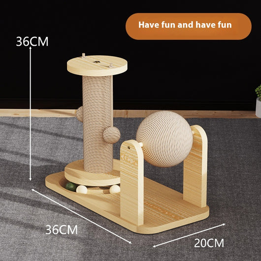 Juguete Interactivo Giratorio para Gatos con Pelota de Entretenimiento - Image 10