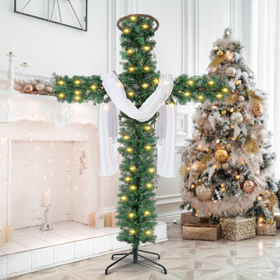 Árbol de Navidad Decorativo para Interiores con Cruz - Image 16