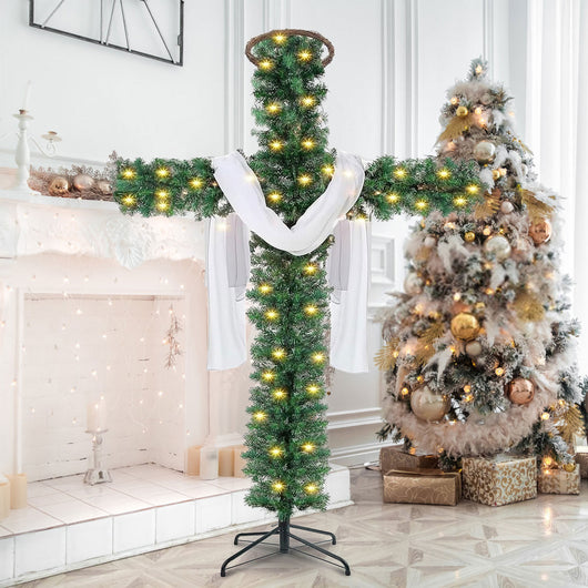 Árbol de Navidad Decorativo para Interiores con Cruz - Image 16