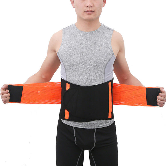 Cinturón de Soporte Lumbar Transpirable para Levantamiento de Pesas y Entrenamiento de Fuerza