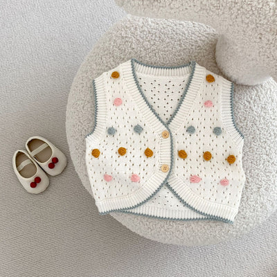 Chaleco Cardigan de Algodón para Bebé - Suéter Cómodo y Versátil - Image 36