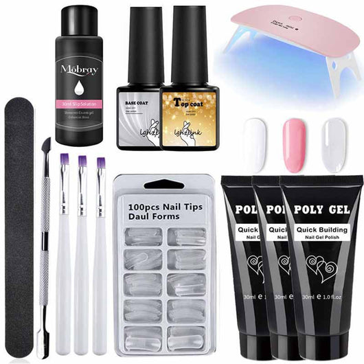 Set Completo de Manicura Profesional con Pegamento Extendido y Herramientas - Image 18
