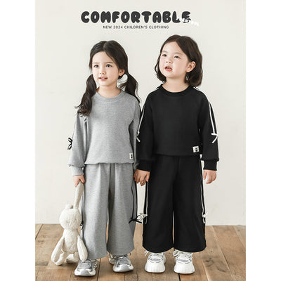 Conjunto Deportivo Niña Primavera Otoño - Sudadera y Pantalón Casual - Image 4