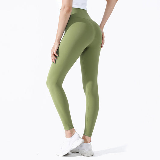 Pantalones Yoga Cintura Alta Levanta Glúteos Peach - Image 3