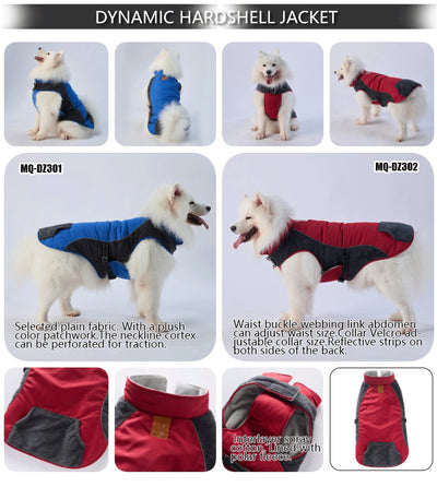 Chaqueta Impermeable y Resistente al Viento con Velcro para Perros Medianos y Grandes - Image 21