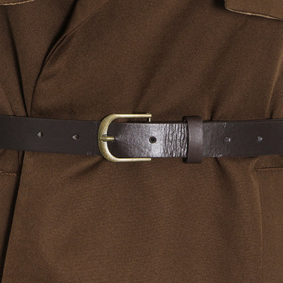 Chaleco y Pantalón Recto Talle Alto Estilo Western con Costuras - Image 15