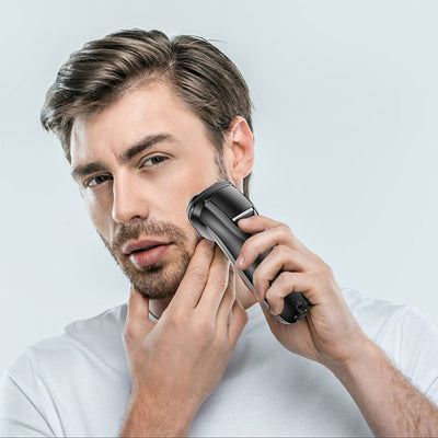 Afeitadora Eléctrica Multifuncional para Hombre - Kit Completo Corporal