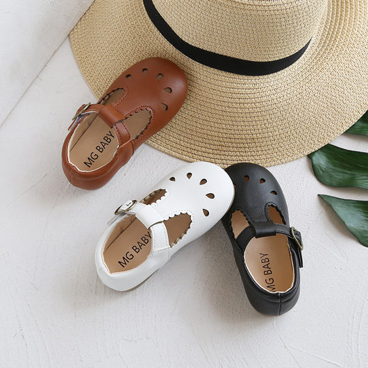 Zapatos Transpirables para Niñas con Diseño Calado