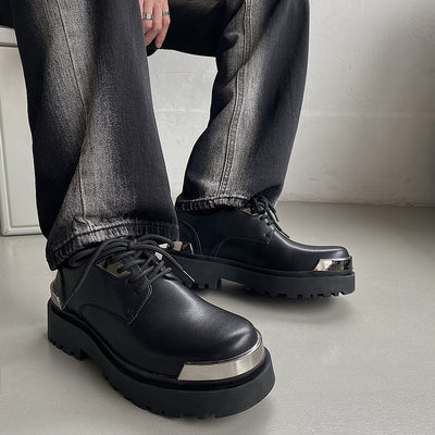 Zapatos Casuales de Cuero Estilo Británico con Suela Reforzada - Image 5