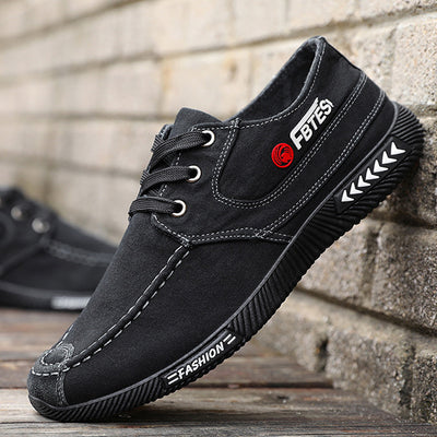 Zapatos Casuales de Hombre en Lona Denim Lavado - Image 4