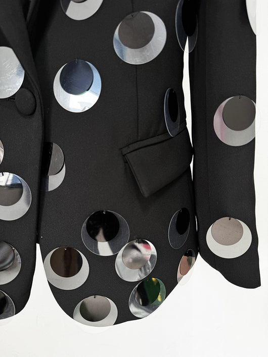 Blazer de Botones con Detalles de Lentejuelas - Image 14