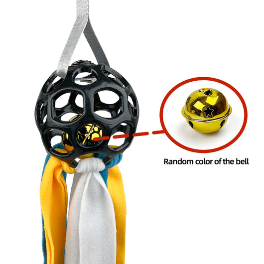 Pelota Interactiva Hueca con Sonido para Perros y Gatos - Juguete Educativo con Campana - Image 6