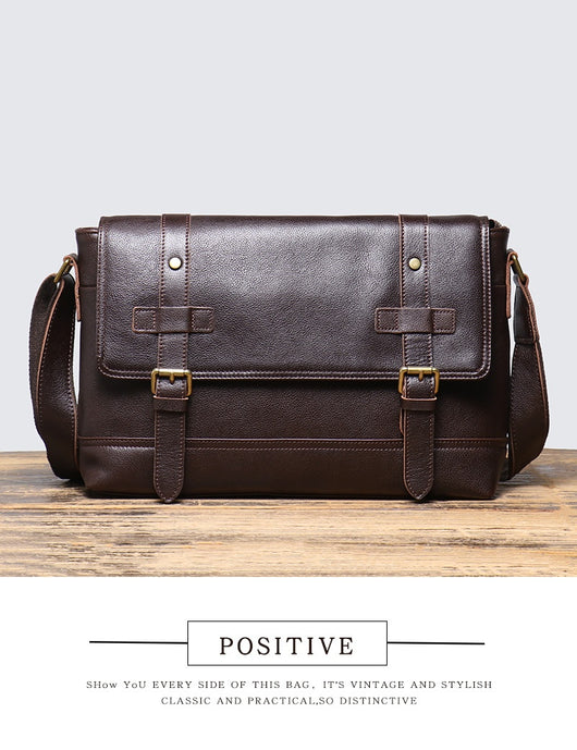Bolsa de Cuero Vintage para Hombre - Gran Capacidad - Image 7