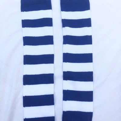 Calcetines Rayas Hot Girl Estilo Y2K Harajuku Streetwear Pierna Fina - Image 10