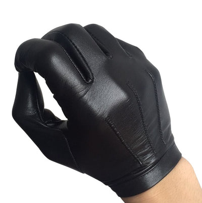 Guantes de Piel de Oveja Forrados en Polar para Hombre - Cálidos y Resistentes - Image 5