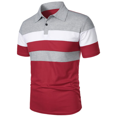 Camiseta Deportiva Hombre Rayas Pecho Contraste - Image 20
