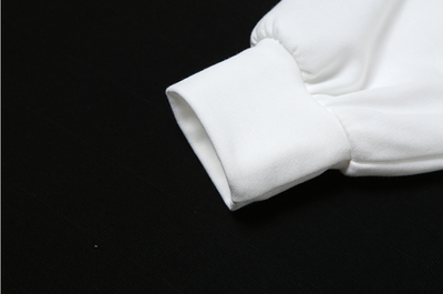 Suéter Escolar Blanco de Una Pieza para Mujer - Image 8