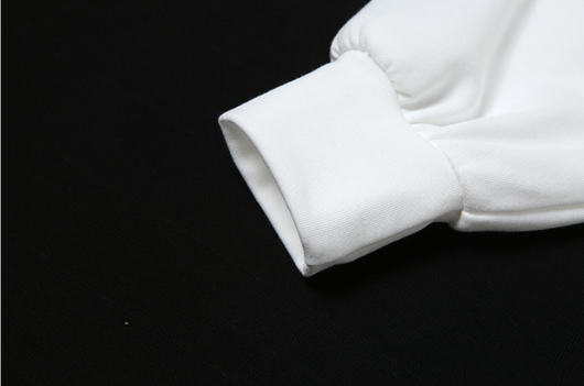 Suéter Escolar Blanco de Una Pieza para Mujer - Image 8