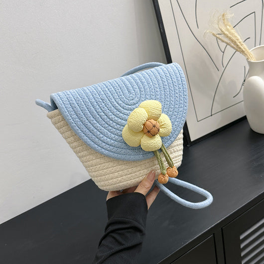 Bolsa de Paja con Flores para Mujer - Estilo Verano - Image 18