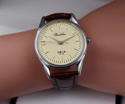 Reloj Mecánico Manual Retro Ultrafino para Hombre - Image 13
