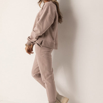 Conjunto Casual Sudadera y Pantalón Jogger - Diseño Minimalista Oversize - Image 2