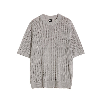 Playera Tejida Calada para Hombre - Diseño Moderno y Versátil - Image 5