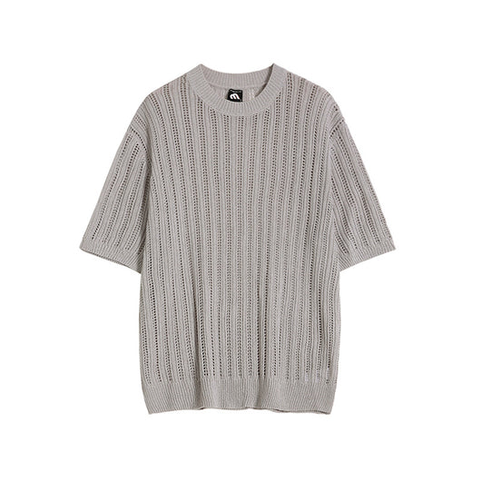 Playera Tejida Calada para Hombre - Diseño Moderno y Versátil - Image 5