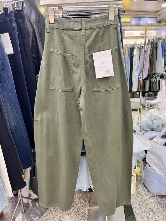 Pantalones Baggy Denim Lavado Banana Estilo Coreano - Image 14