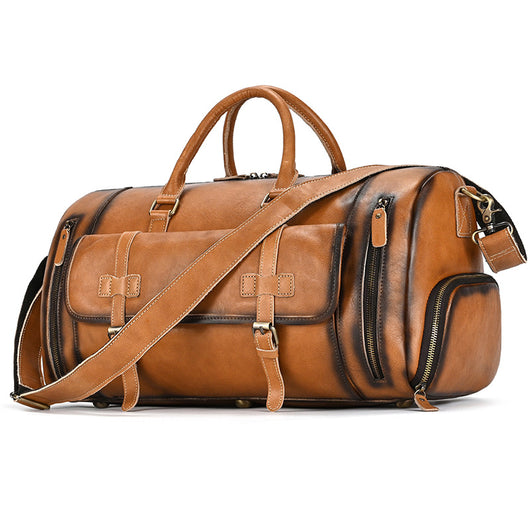 Bolsa de Viaje en Cuero Curtido al Vegetal para Hombre - Image 3