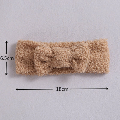 Diadema Elástica para Bebé con Moño - Fleece Suave - Image 8