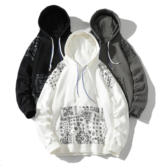 Sudadera Japonesa Holgada con Capucha para Hombre