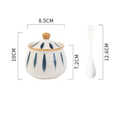 Juego de Recipientes de Cerámica para Condimentos de Cocina - Image 8