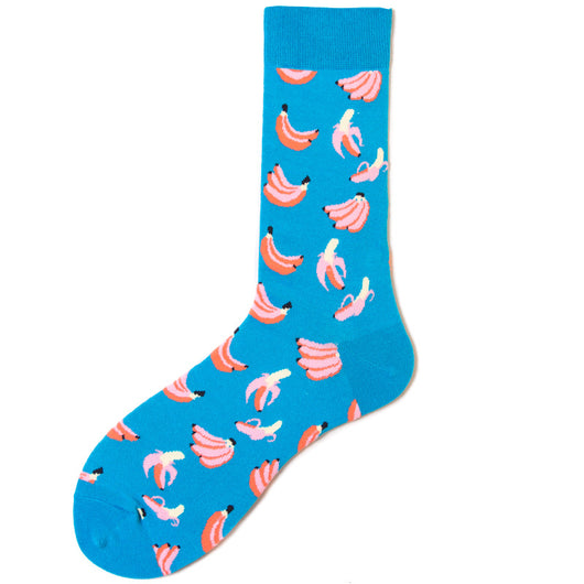 Calcetines de Algodón Estampado Frutas para Hombre y Mujer - Image 31