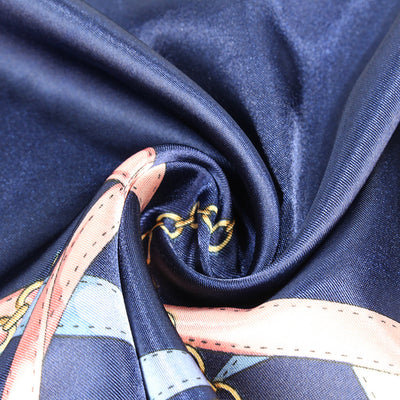 Pañuelo Estampado Cadena para Mujer - Kerchief Satinado 90x90cm - Image 25