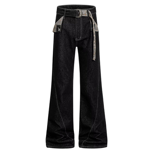 Jeans Hombre Corte Recto Americano Fit Suelto Efecto Adelgazante - Image 5